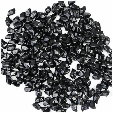Dekoratyviniai akmenys KRATKI FIRE GLASS juodasis kristalas 2