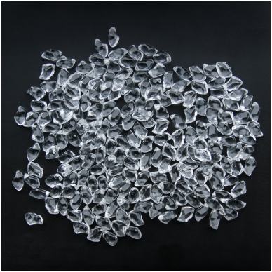 Dekoratyviniai akmenys KRATKI FIRE GLASS skaidrus kristalas 1