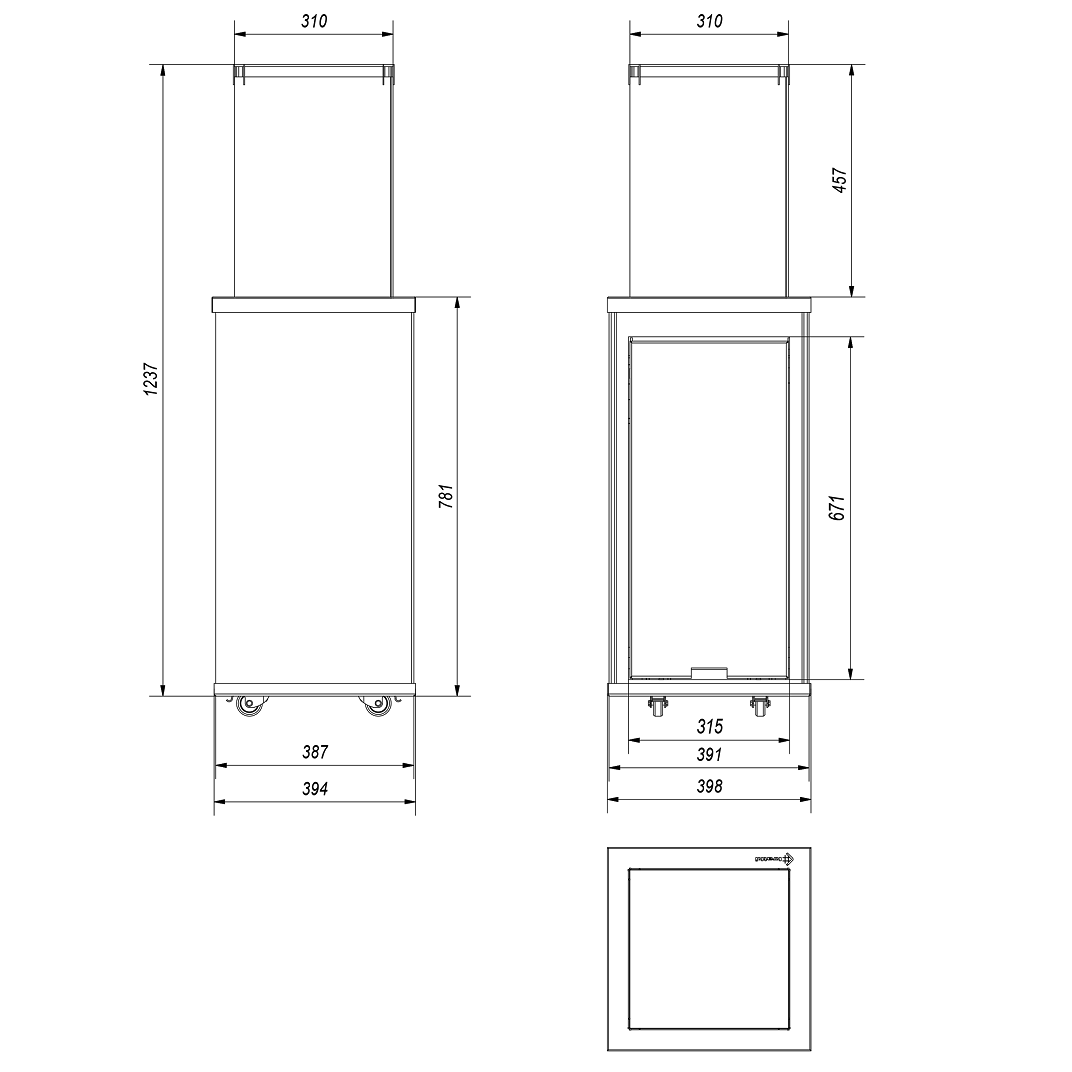 Dujinis lauko židinys KRATKI PATIO MINI JUODAS 2 Dujinis lauko židinys KRATKI PATIO MINI JUODAS 2