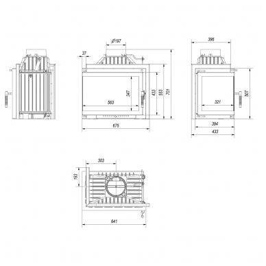 Židinys KRATKI Simple M/S 8 L/BS 4 Židinys KRATKI Simple M/S 8 L/BS 4